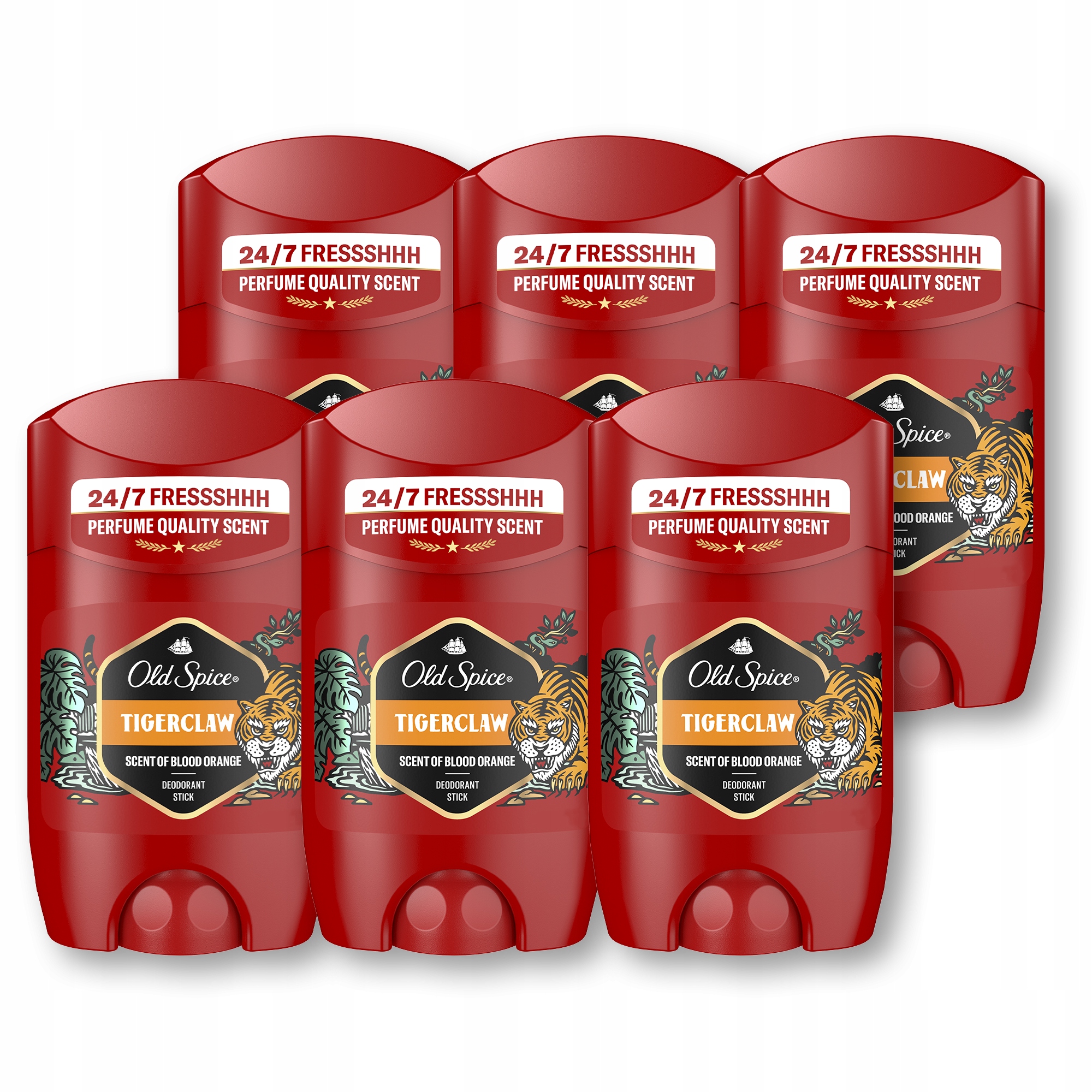 Old Spice Tigerclaw dezodorant v tyčinke pre mužov 6x50 ml